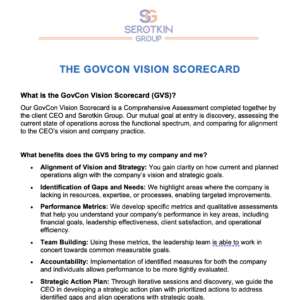 image showing some GovCon Vision Scorecard FAQs